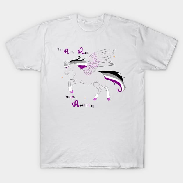 Amazing Ace Pegasus T-Shirt by Resuri